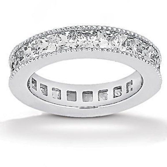 Jewelry - 10.50 Ct. Diamonds eternity wedding band white gold